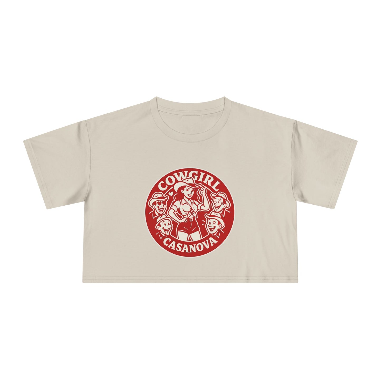 Cowgirl Casanova Crop Tee.