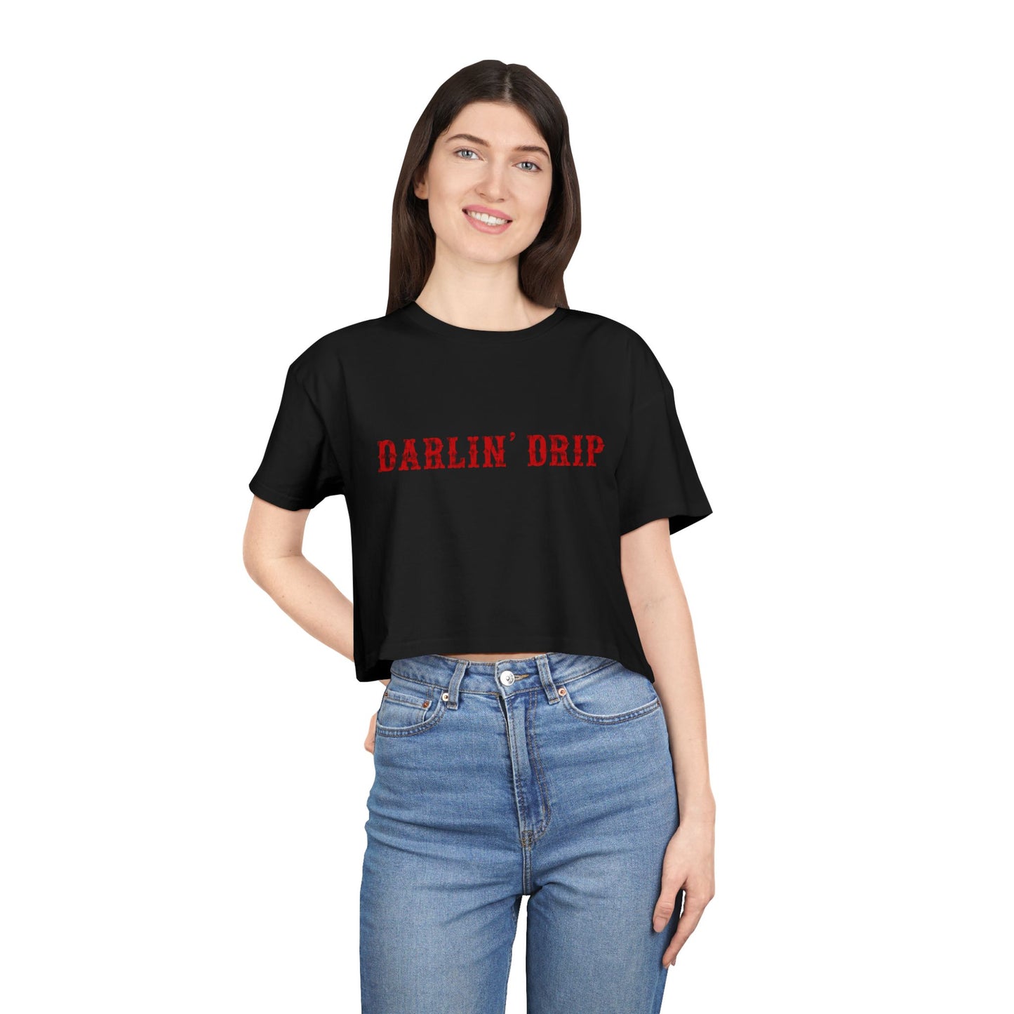 Darlin’ Drip Crop Tee
