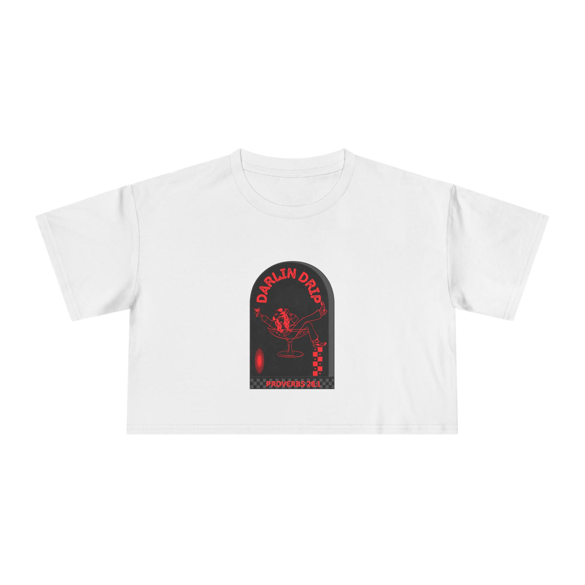 Darlin’ Drip Crop Tee.