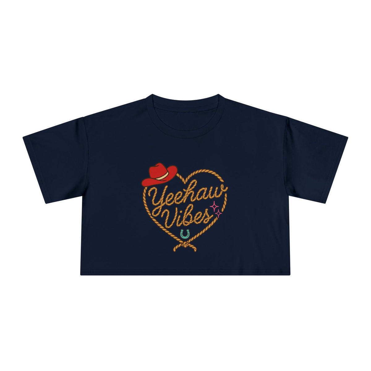 Yeehaw Vibes Crop Tee.
