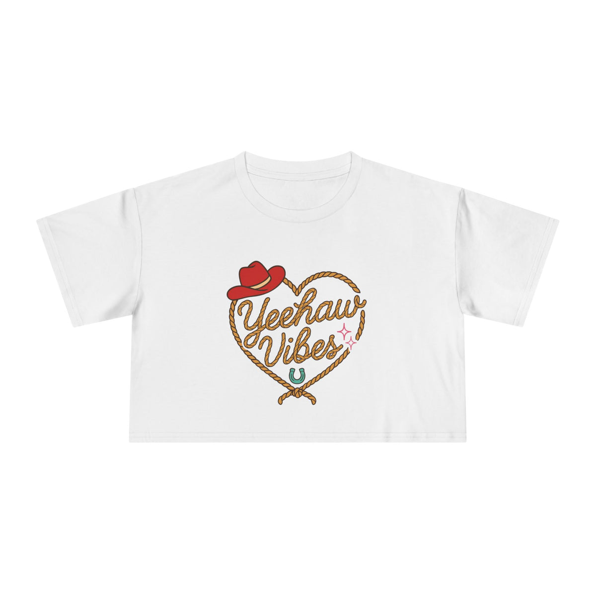 Yeehaw Vibes Crop Tee.