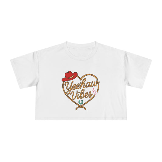 Yeehaw Vibes Crop Tee.