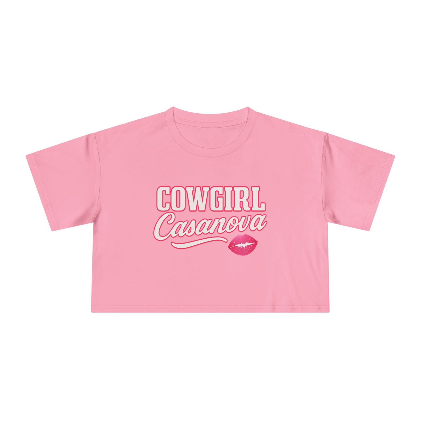 Cowgirl Casanova Crop Tee.