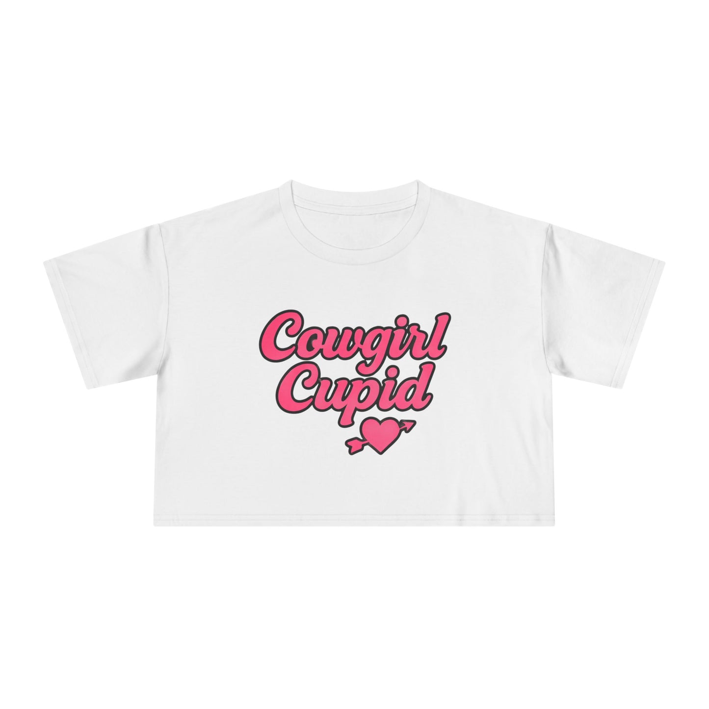 Cowgirl Cupid Crop Tee.