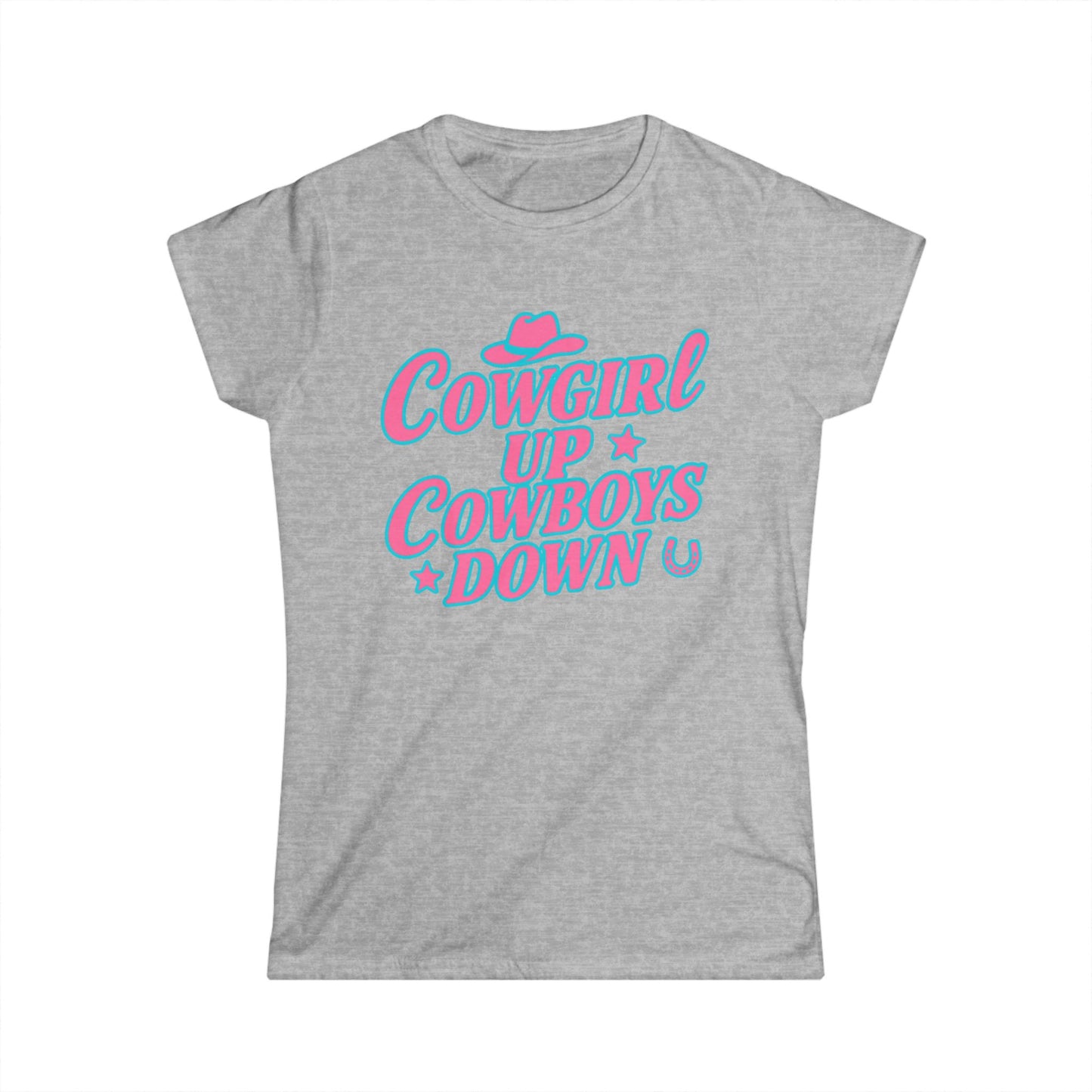 Cowgirl Up Cowboys Down Tee.