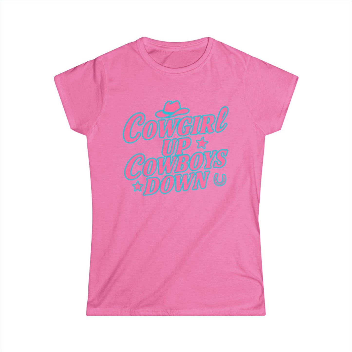 Cowgirl Up Cowboys Down Tee.