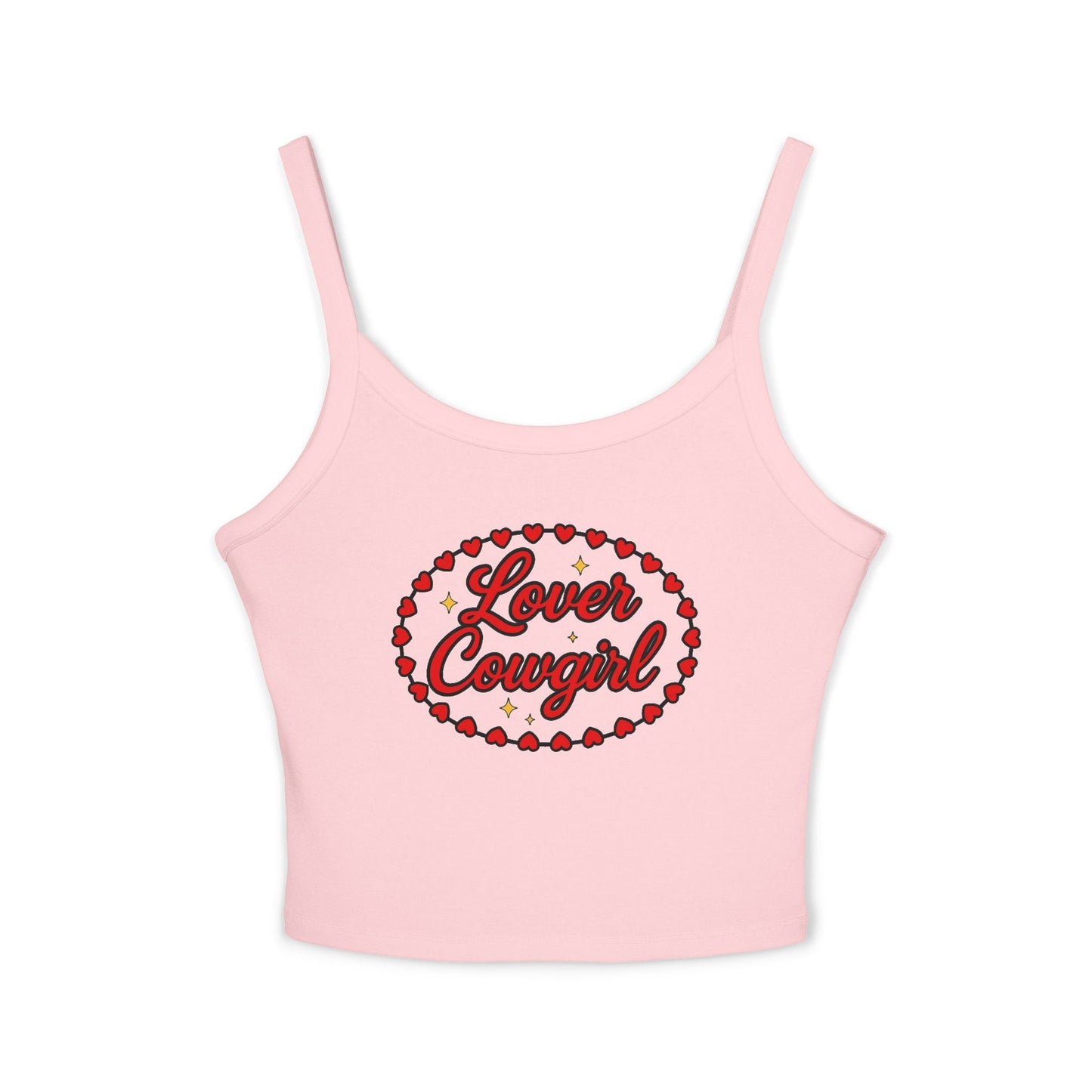 Lover Cowgirl Spaghetti Strap Tank.