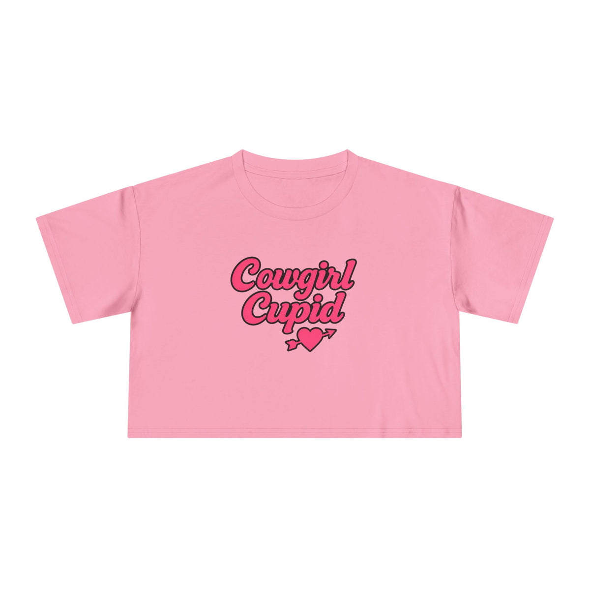 Cowgirl Cupid Crop Tee.