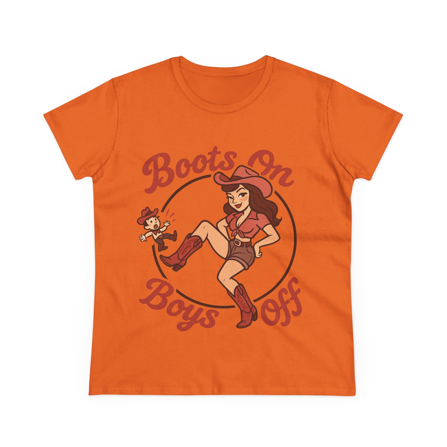 “Boots On Boys Off” Tee.