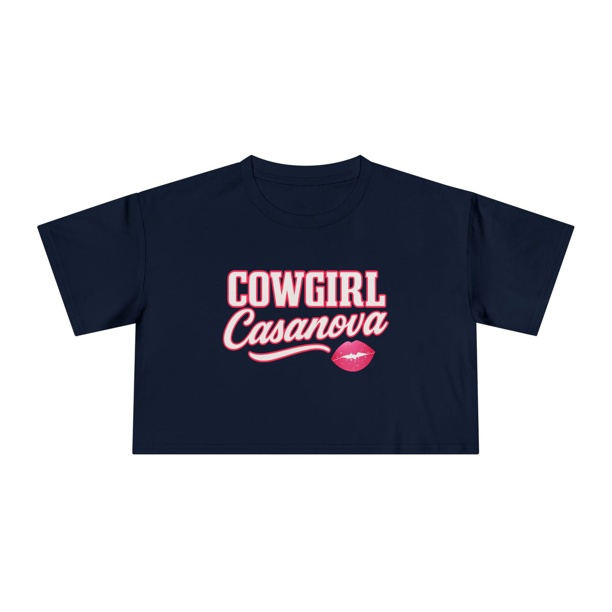 Cowgirl Casanova Crop Tee.