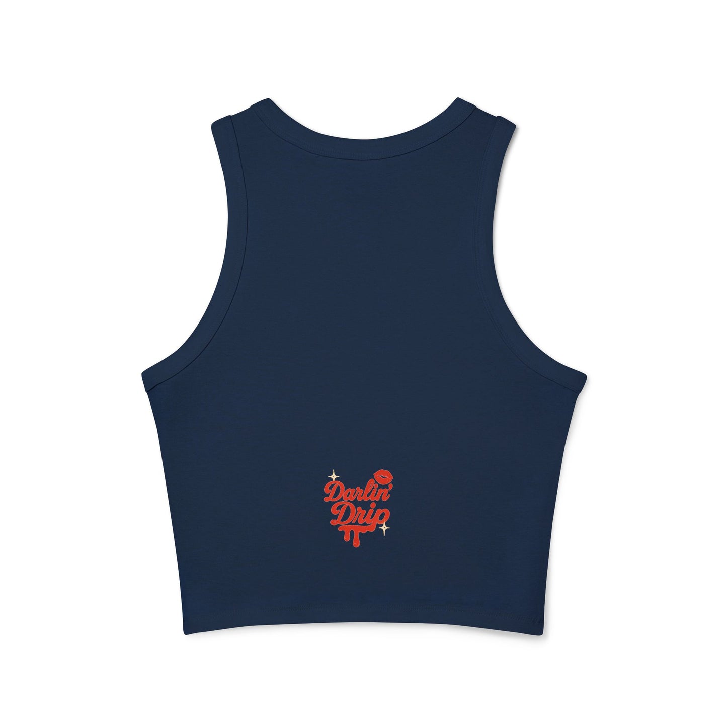 WANTED Cowboy Kisses Micro Rib Racer Tank.