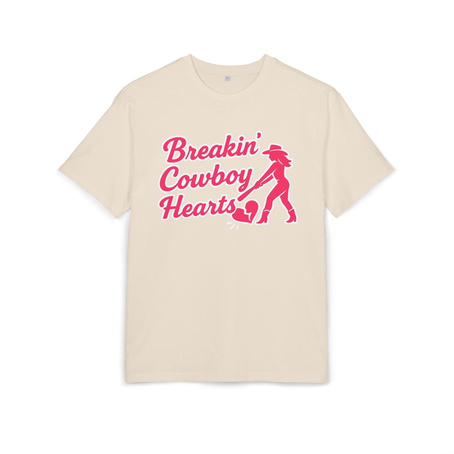Breakin' Cowboy Hearts Oversized Tee.