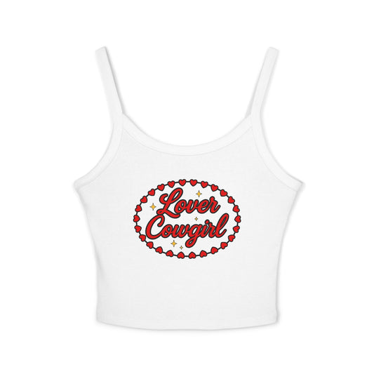 Lover Cowgirl Spaghetti Strap Tank.