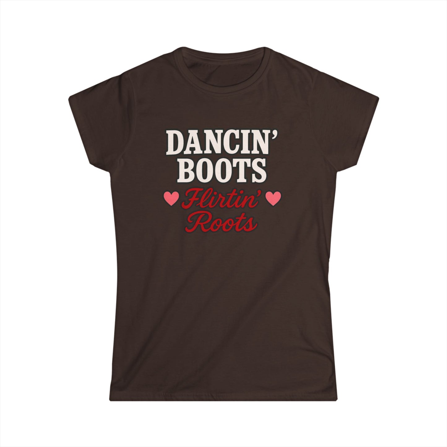 Dancin' Boots Flirtin’ Roots Tee.