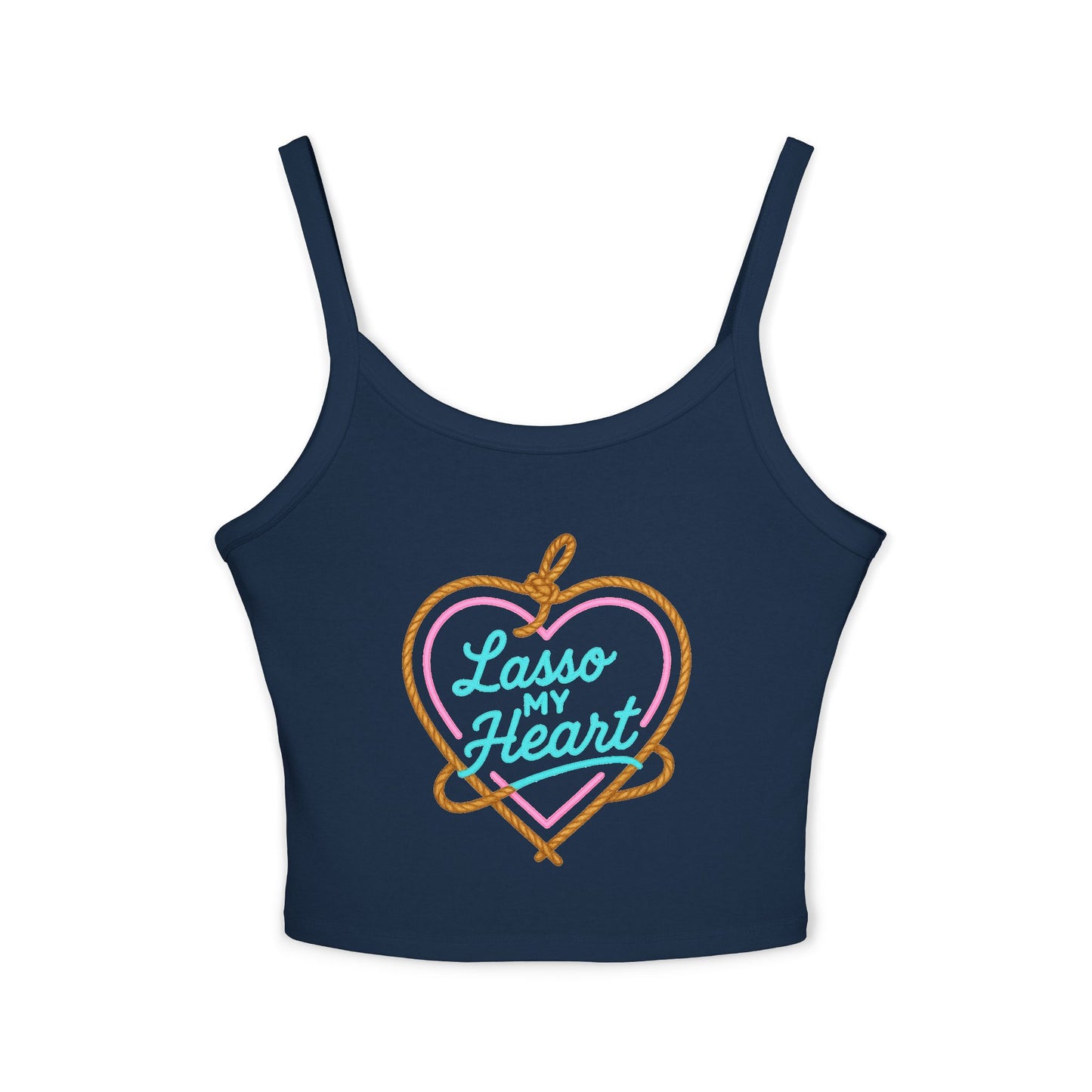 Lasso My Heart Spaghetti Strap Tank.