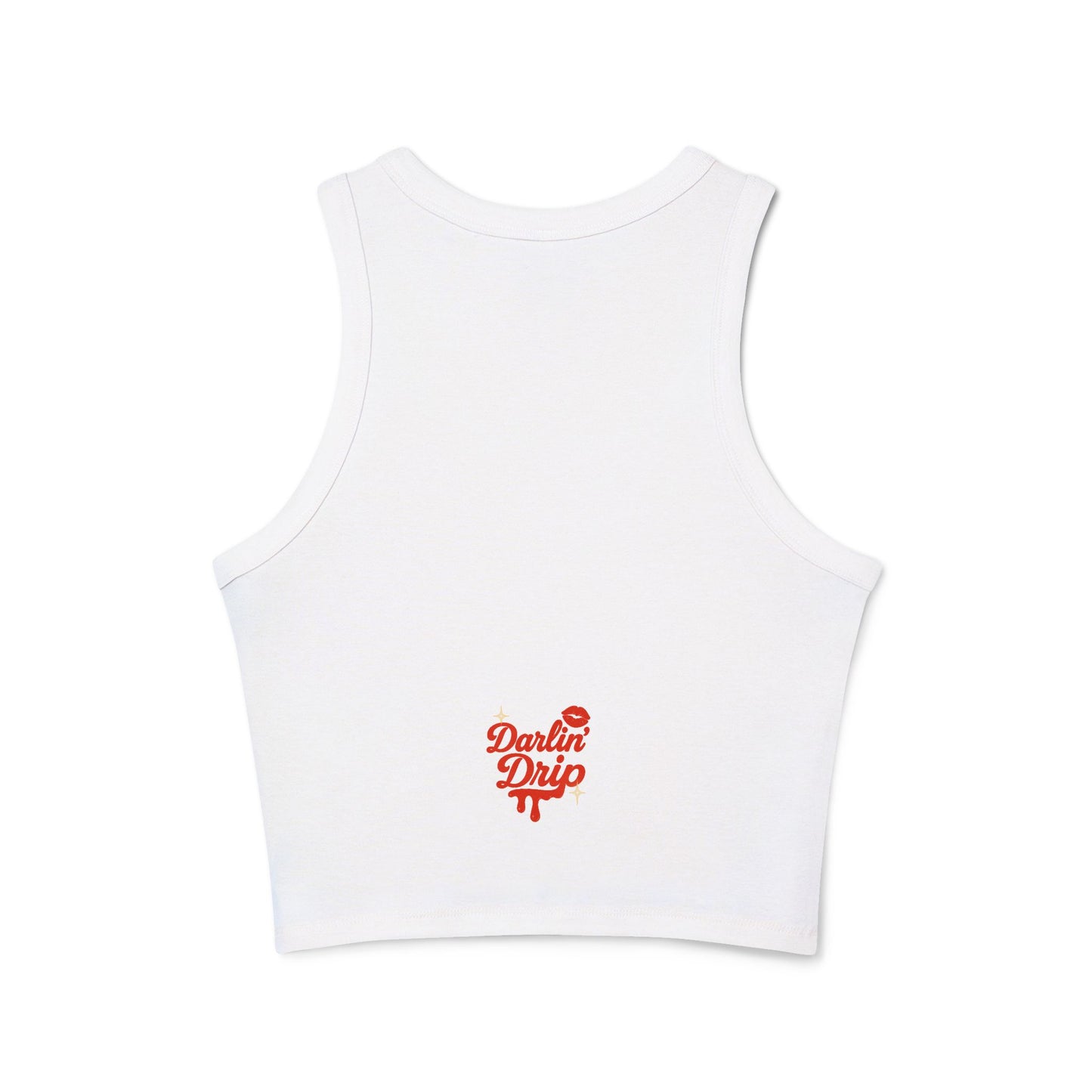 WANTED Cowboy Kisses Micro Rib Racer Tank.