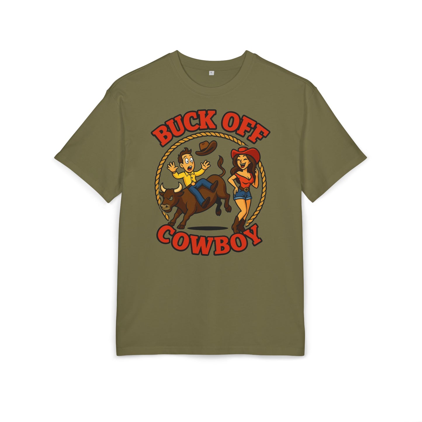 Buck Off Cowboy Oversize Tee.