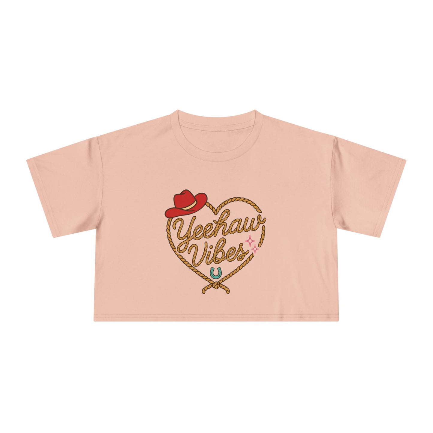 Yeehaw Vibes Crop Tee.