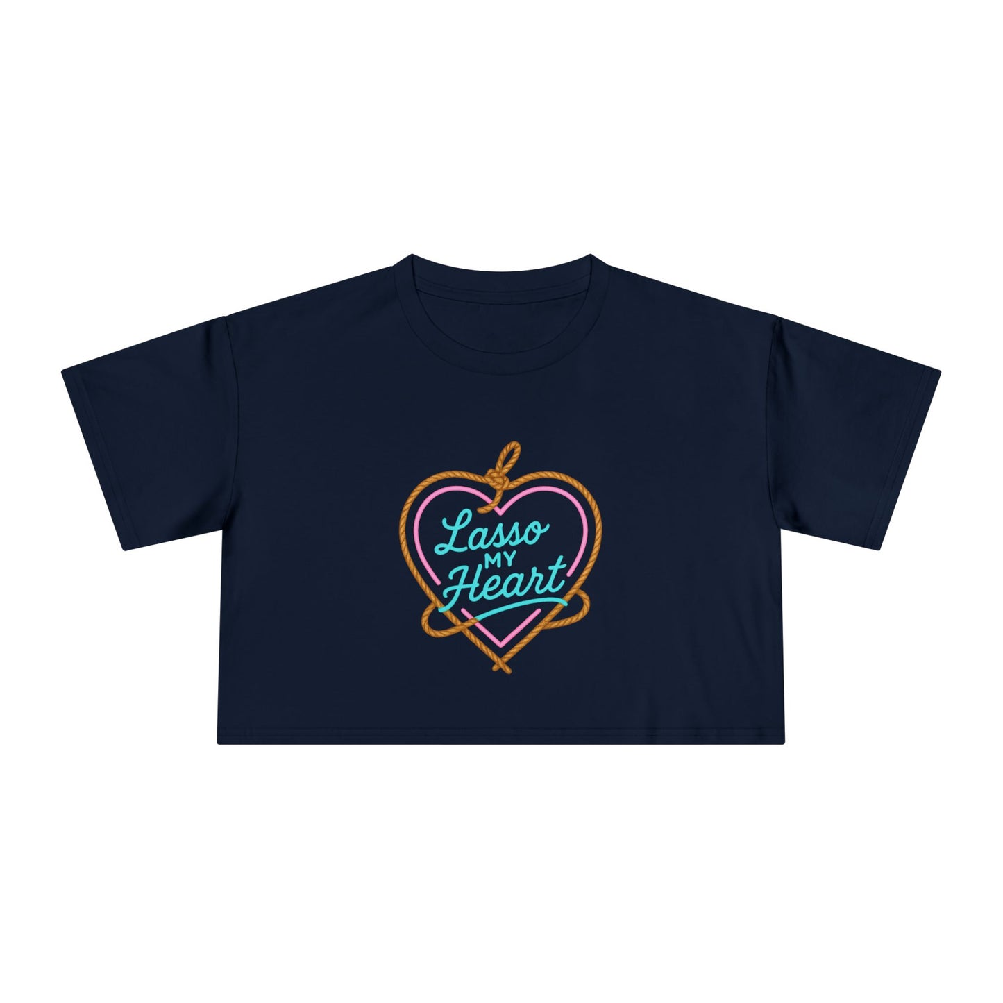 Lasso My Heart Crop Tee.