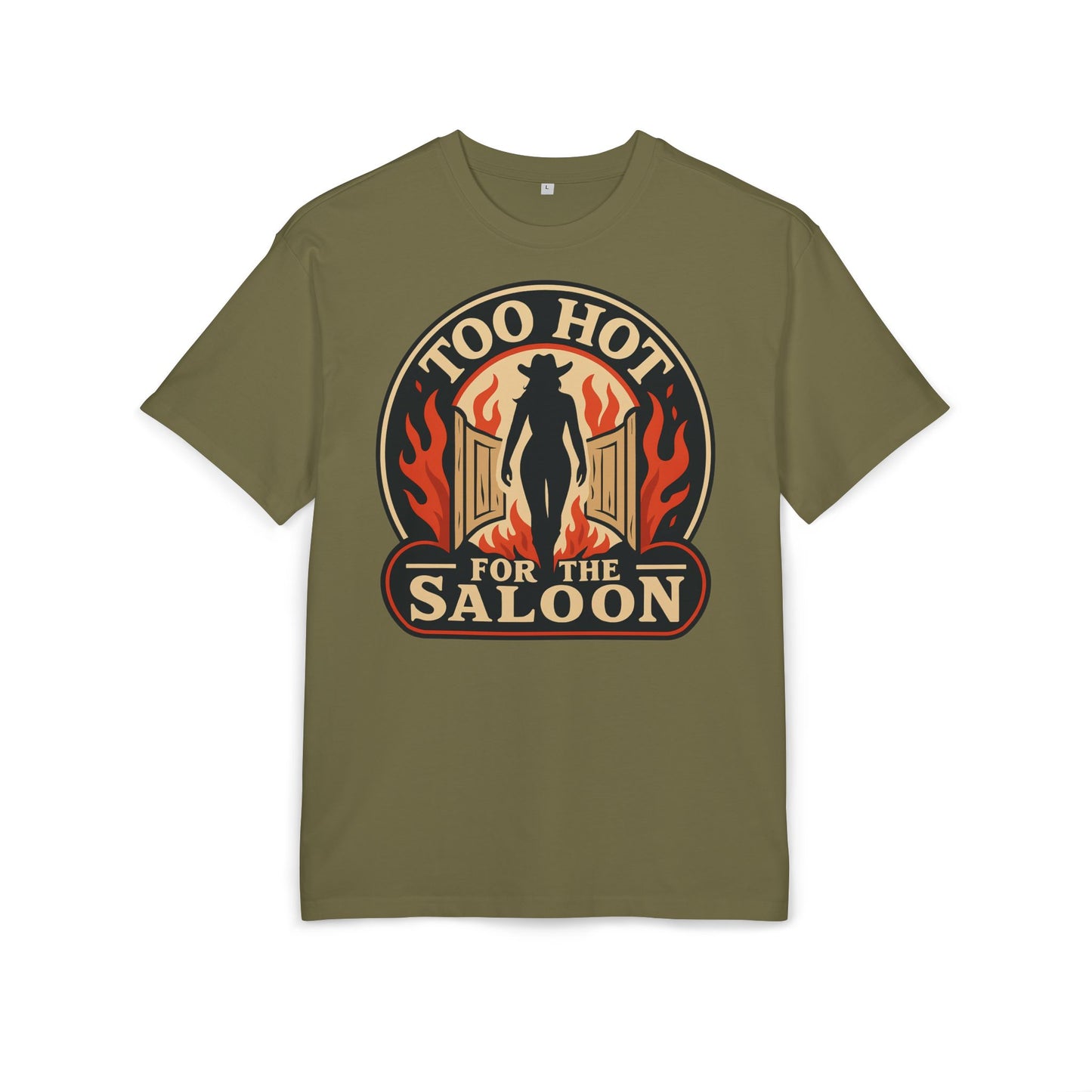Too Hot for the Saloon Oversize Tee.