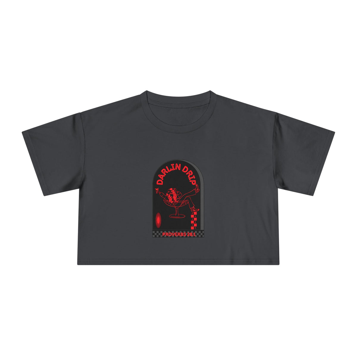 Darlin’ Drip Crop Tee.