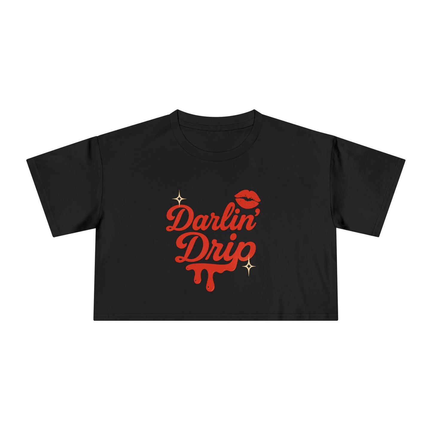 Darlin' Drip Crop Tee.