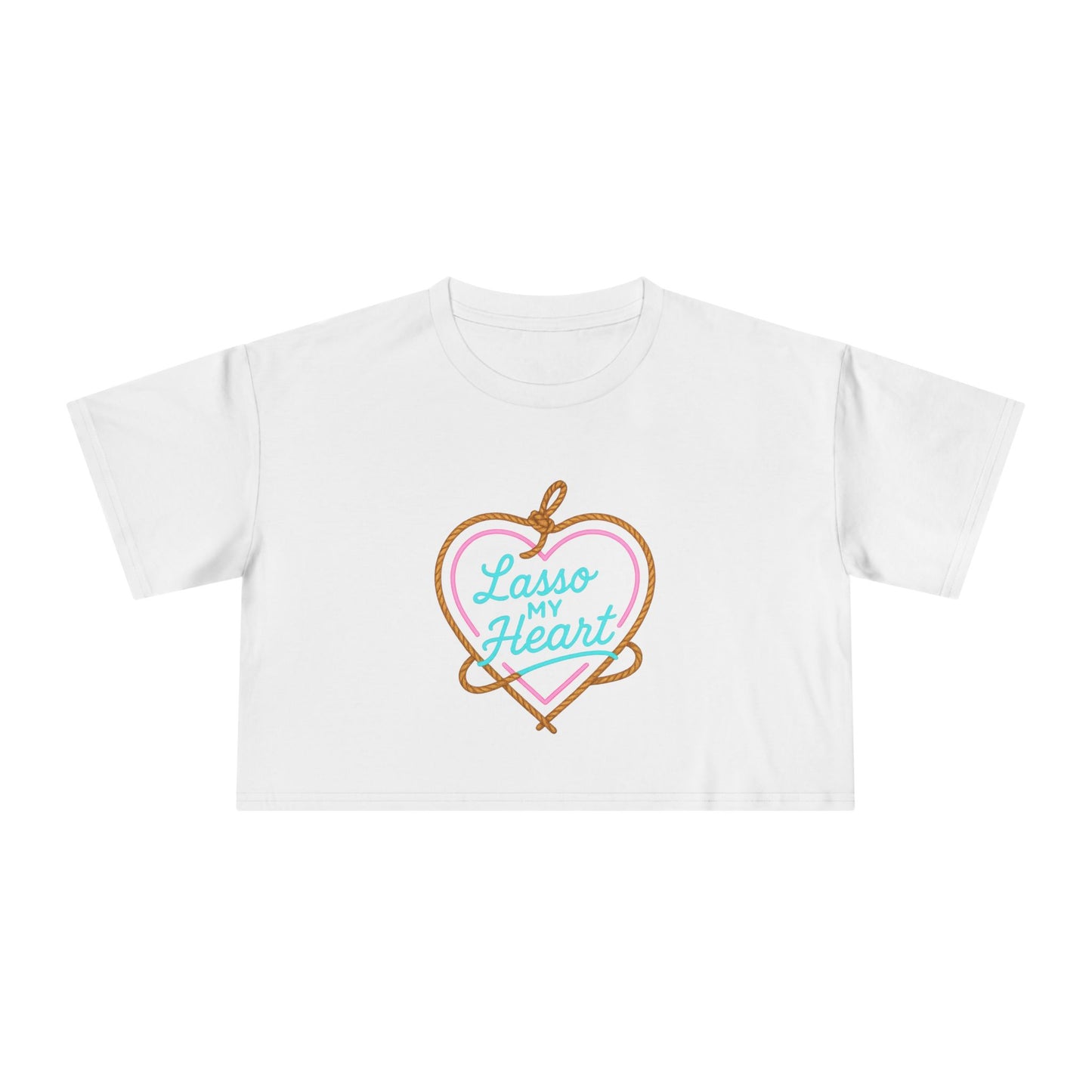 Lasso My Heart Crop Tee.