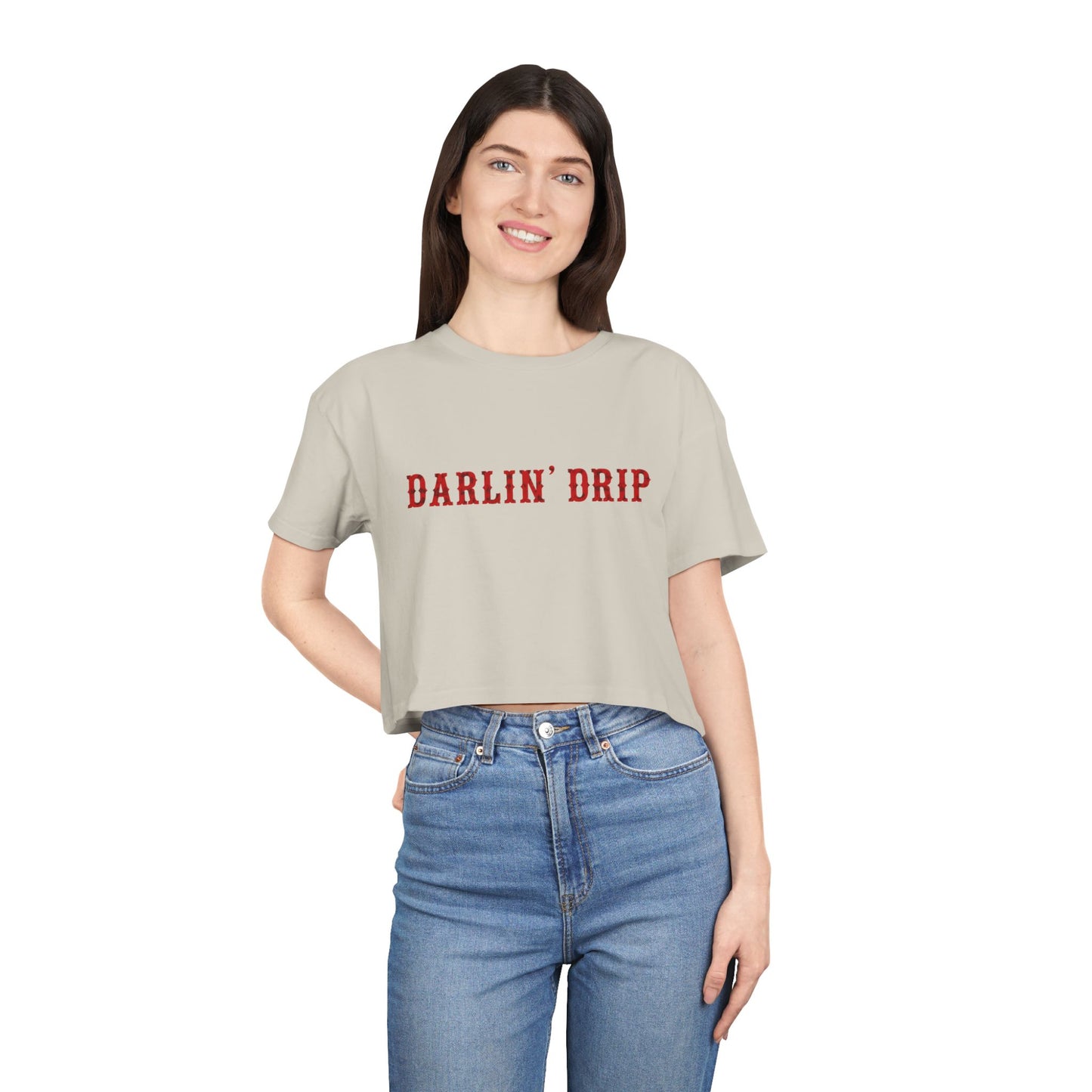 Darlin’ Drip Crop Tee