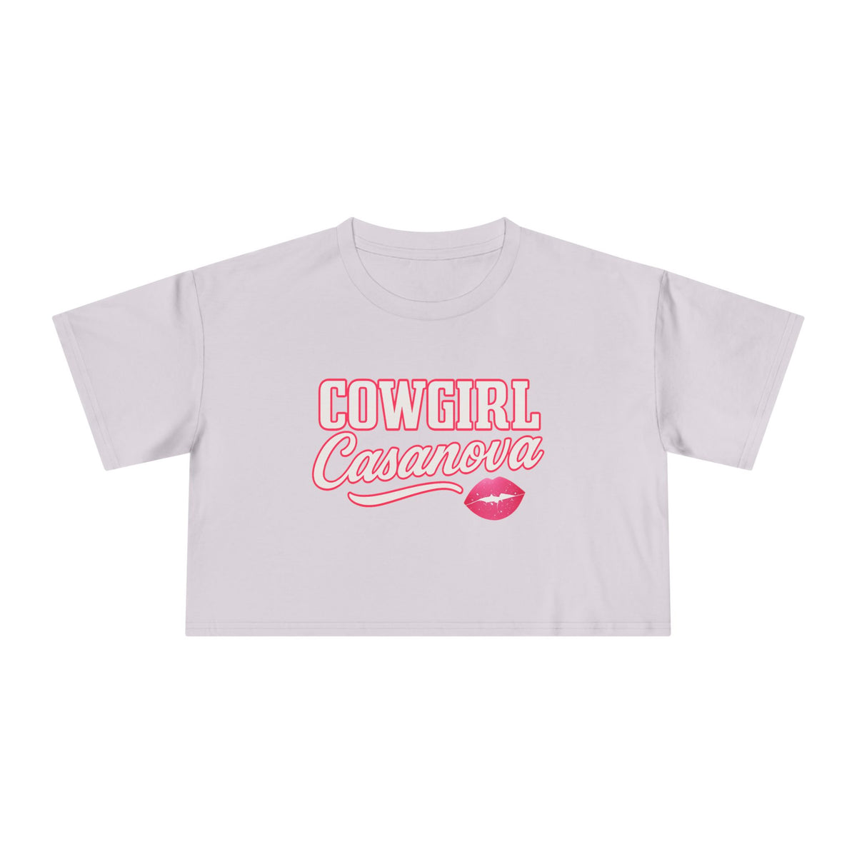 Cowgirl Casanova Crop Tee.