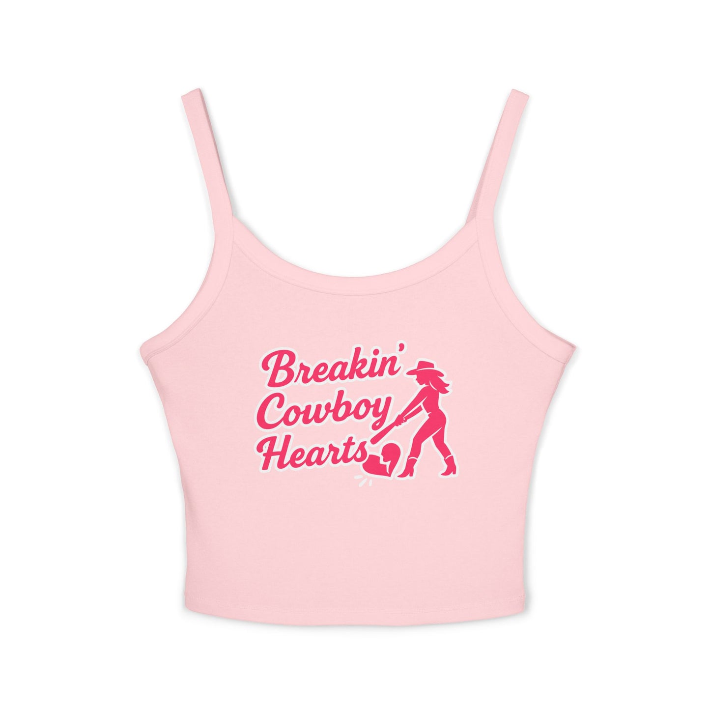 Breakin' Cowboy Hearts Spaghetti Strap Tank.