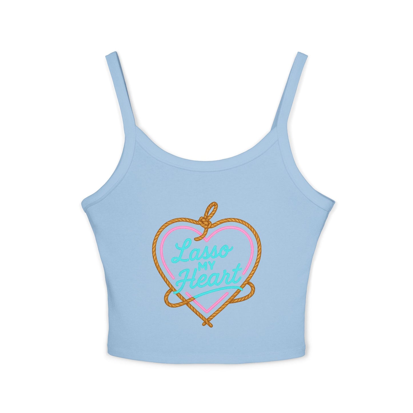 Lasso My Heart Spaghetti Strap Tank.