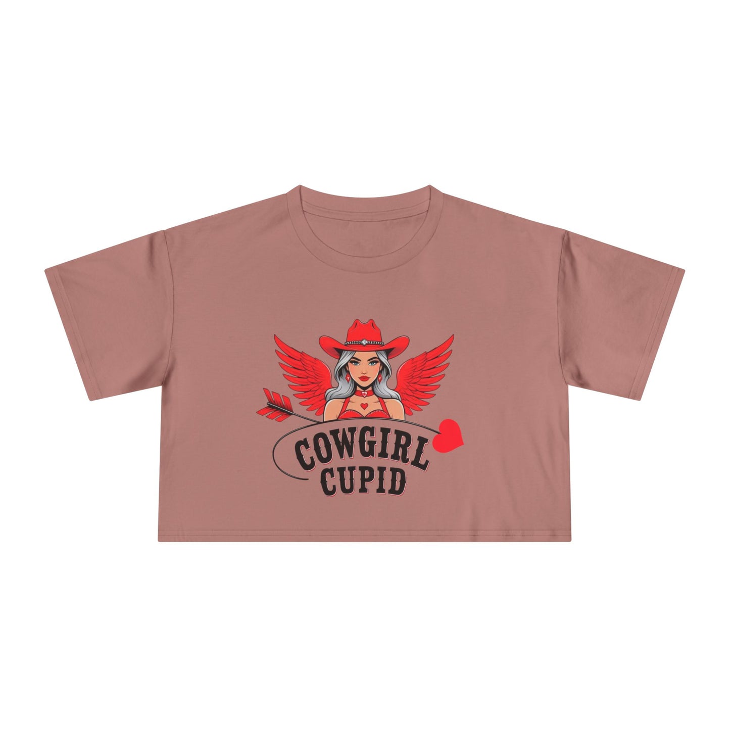 Cowgirl Cupid Crop Tee.
