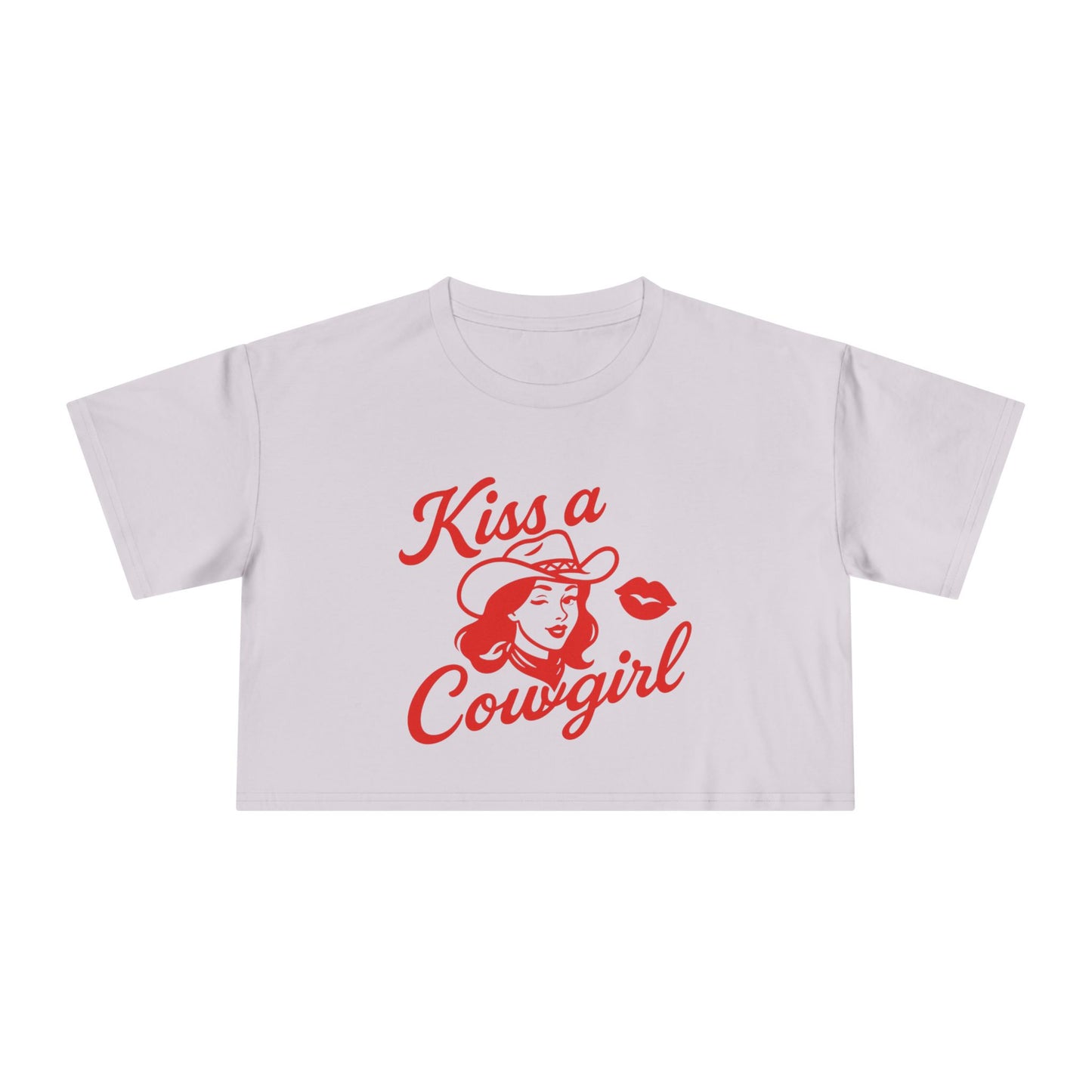 Kiss a Cowgirl Crop Tee.
