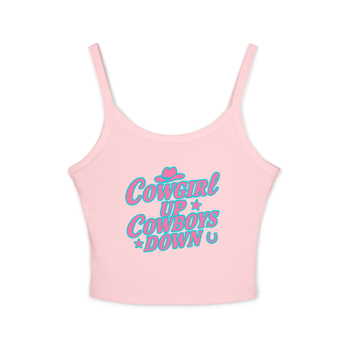 Cowgirl Up Cowboys Down Tank.