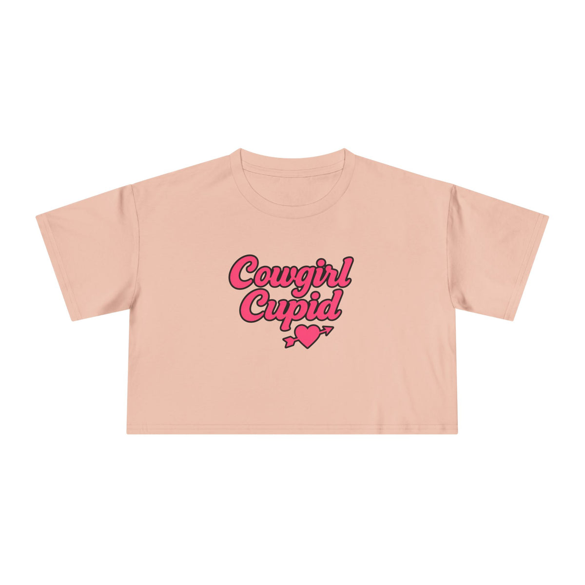 Cowgirl Cupid Crop Tee.