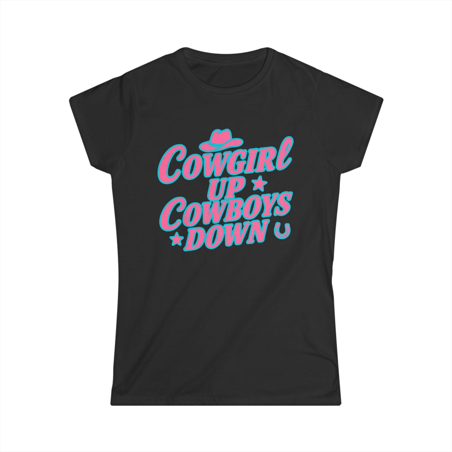 Cowgirl Up Cowboys Down Tee.