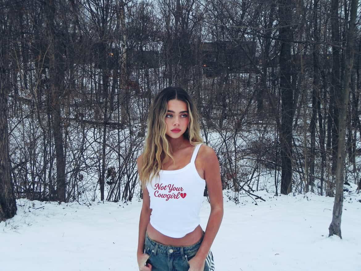 Not Your Cowgirl Spaghetti Strap Tank Top.