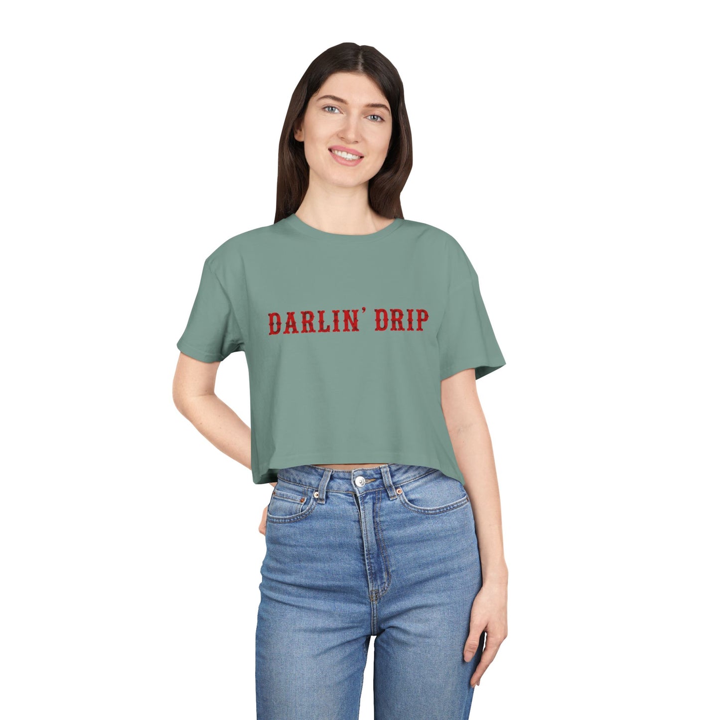 Darlin’ Drip Crop Tee