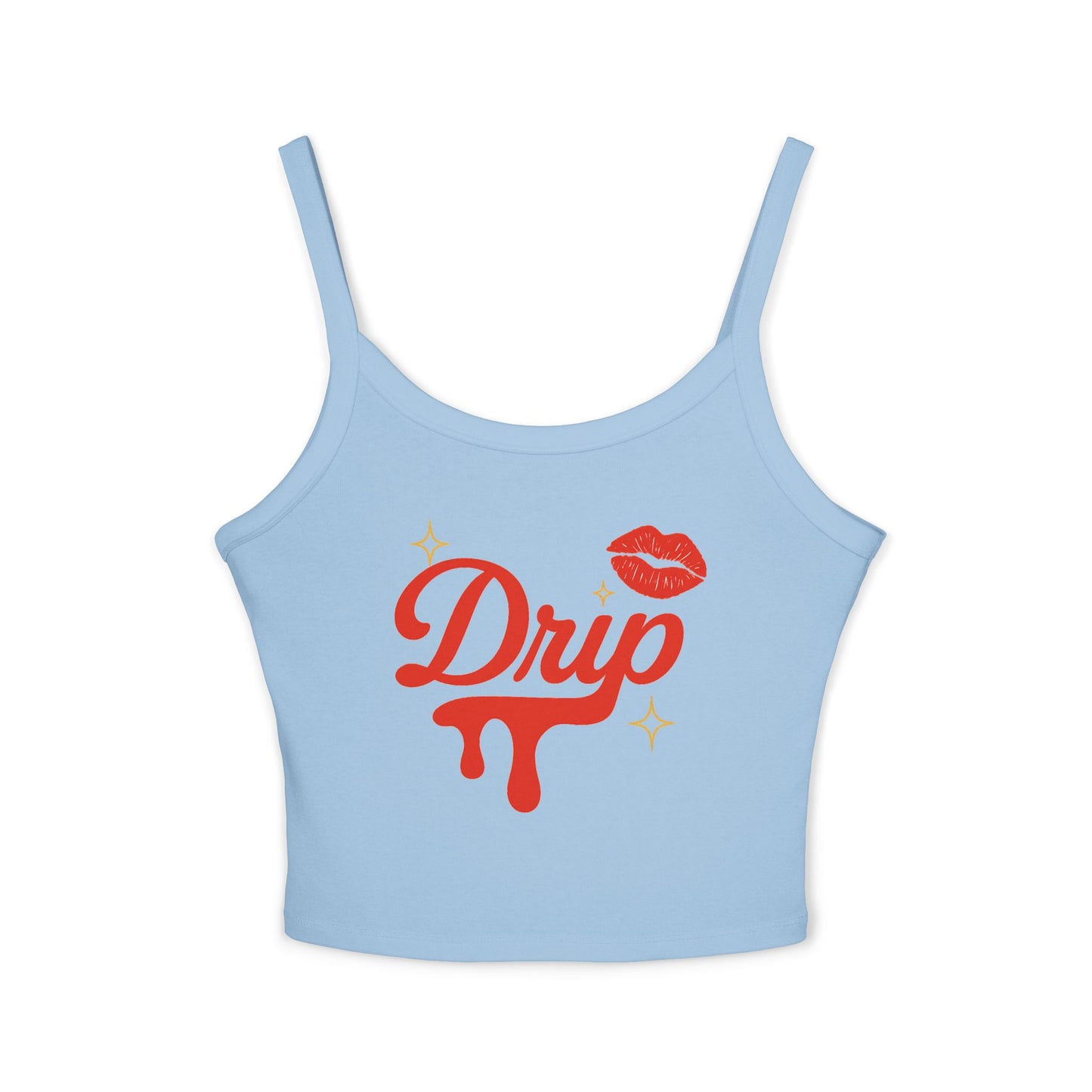 Drip Spaghetti Strap Tank.