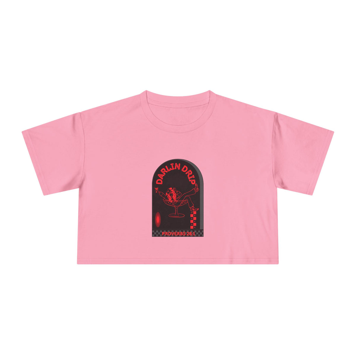 Darlin’ Drip Crop Tee.
