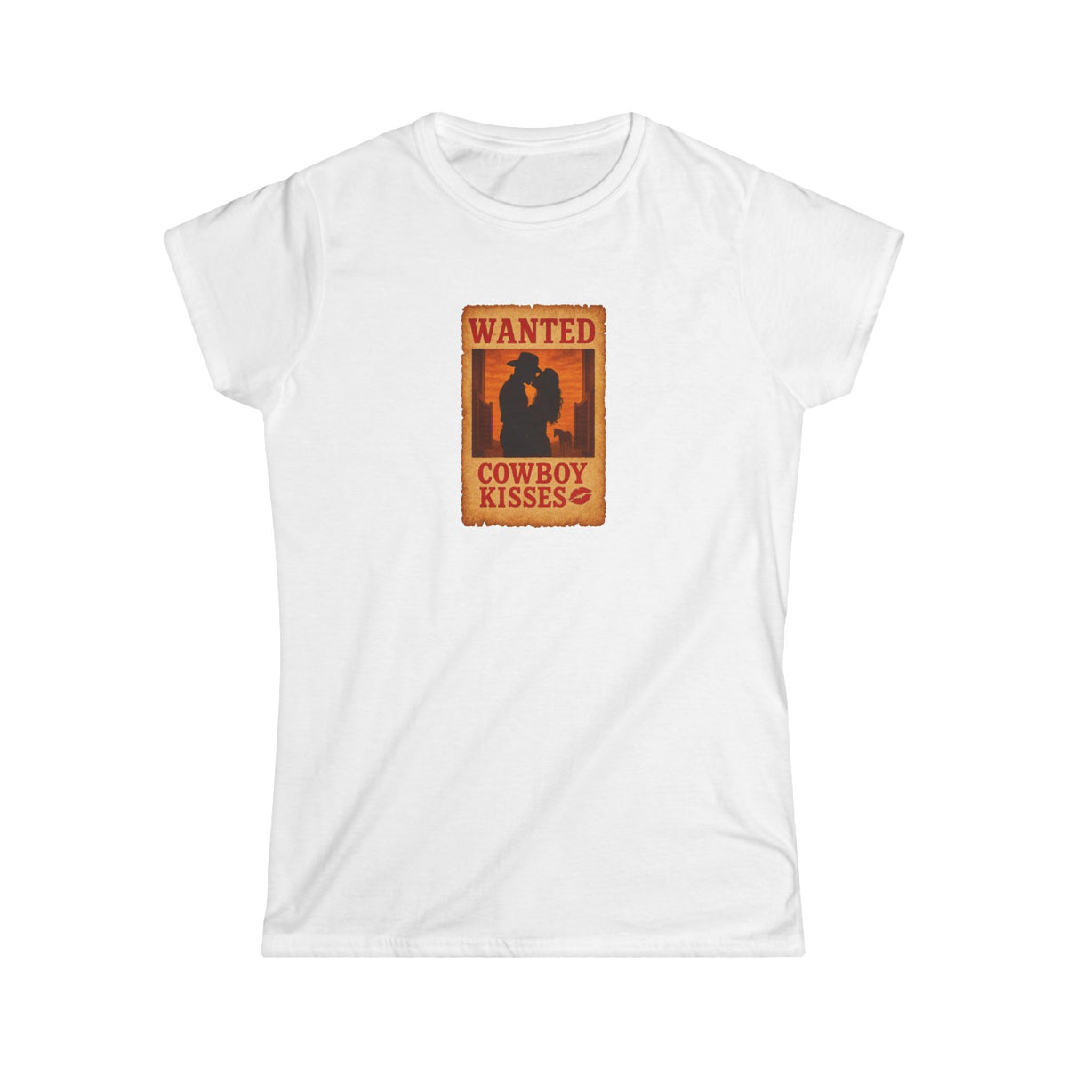 WANTED Cowboy Kisses Tee.