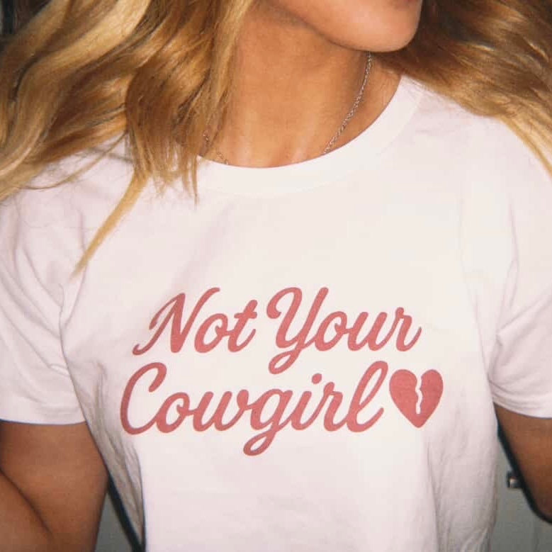 Not Your Cowgirl Crop Tee.