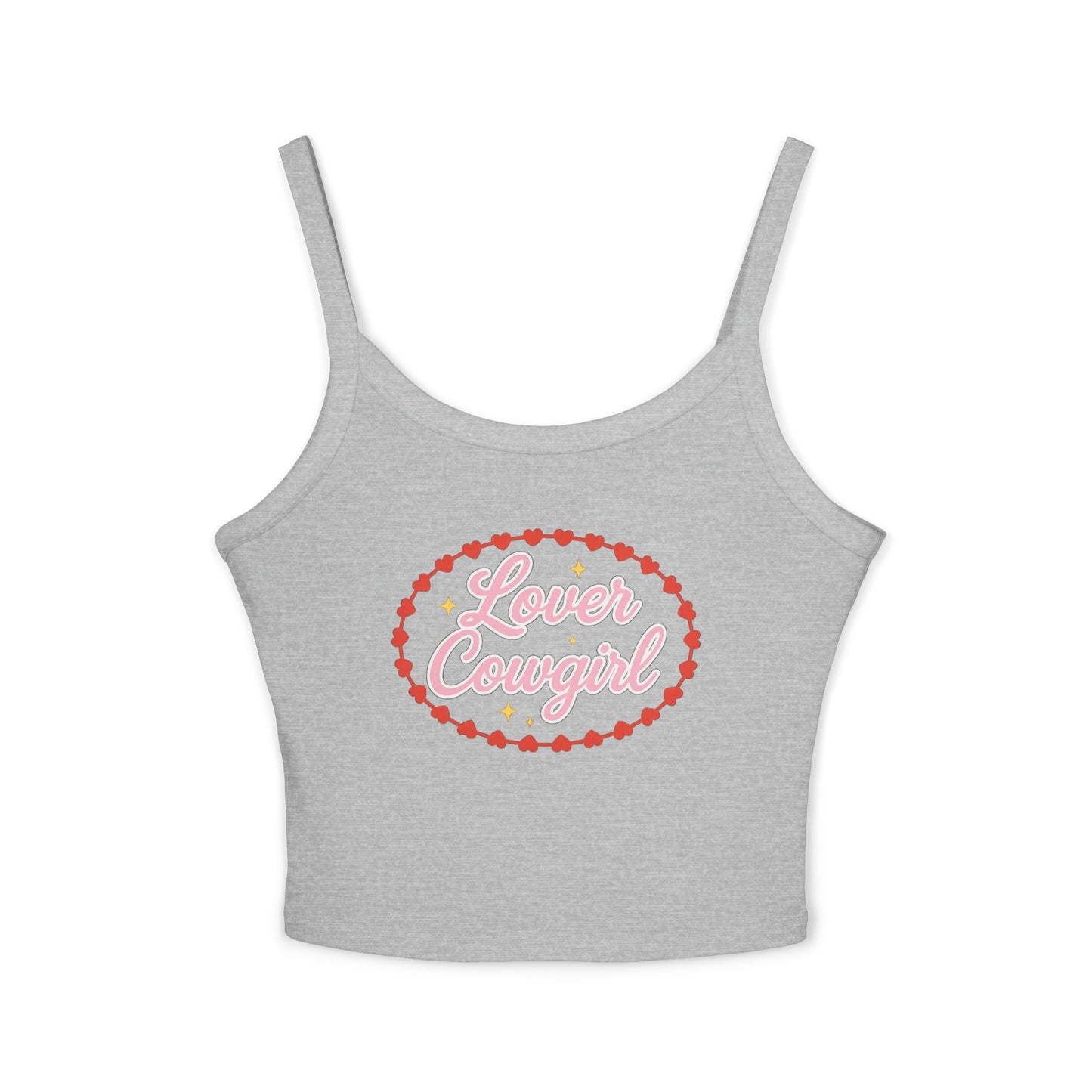 Lover Cowgirl Spaghetti Strap Tank.