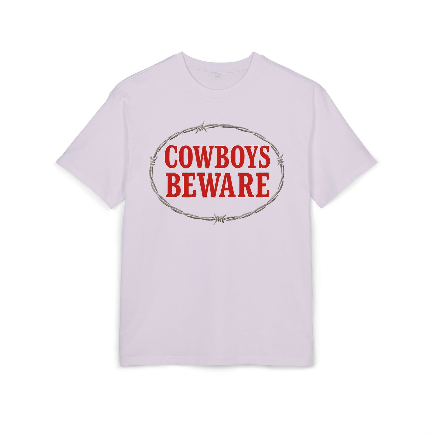 Cowboys Beware Oversize Tee.