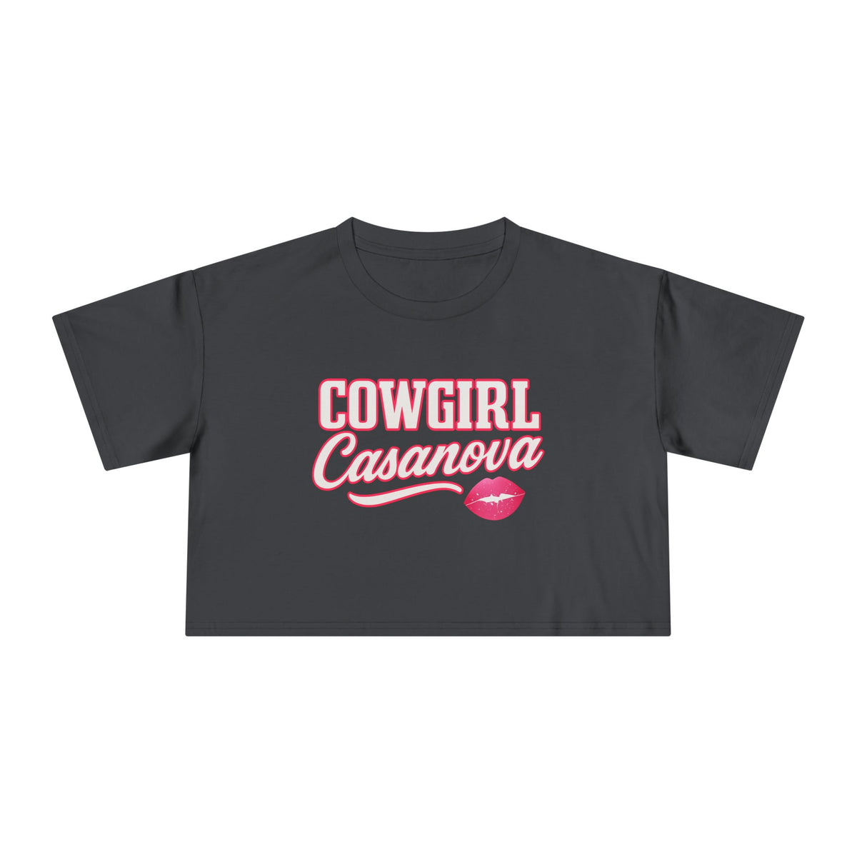 Cowgirl Casanova Crop Tee.