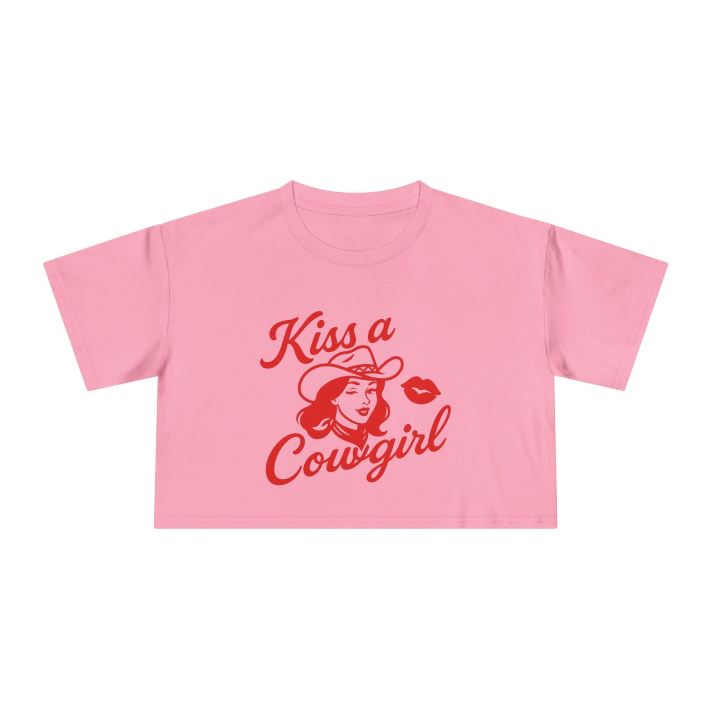 Kiss a Cowgirl Crop Tee.