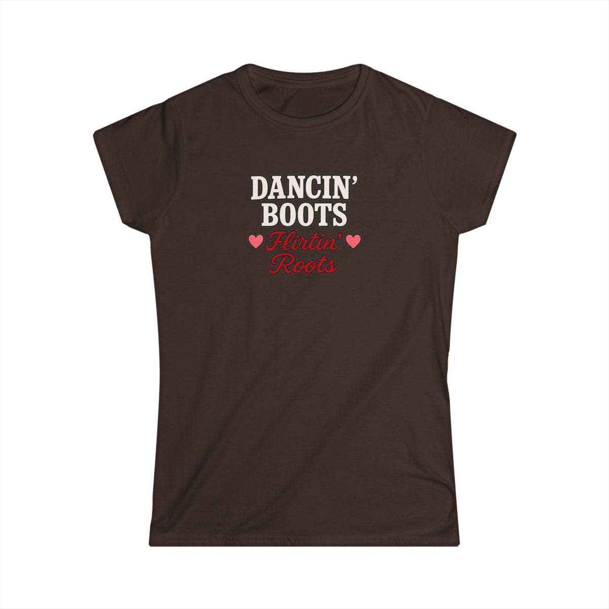 Dancin' Boots Flirtin’ Roots Tee.
