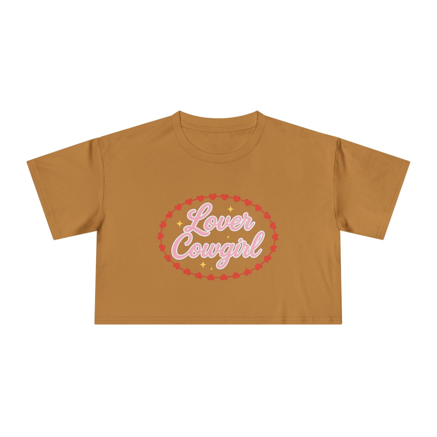 Lover Cowgirl Crop Tee.