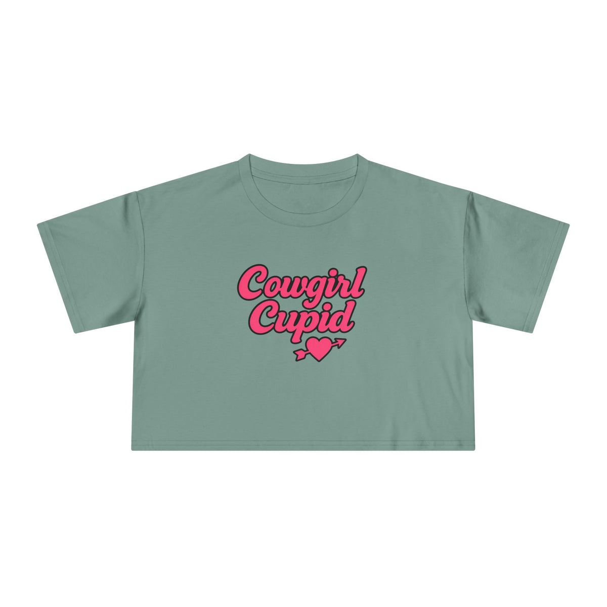 Cowgirl Cupid Crop Tee.