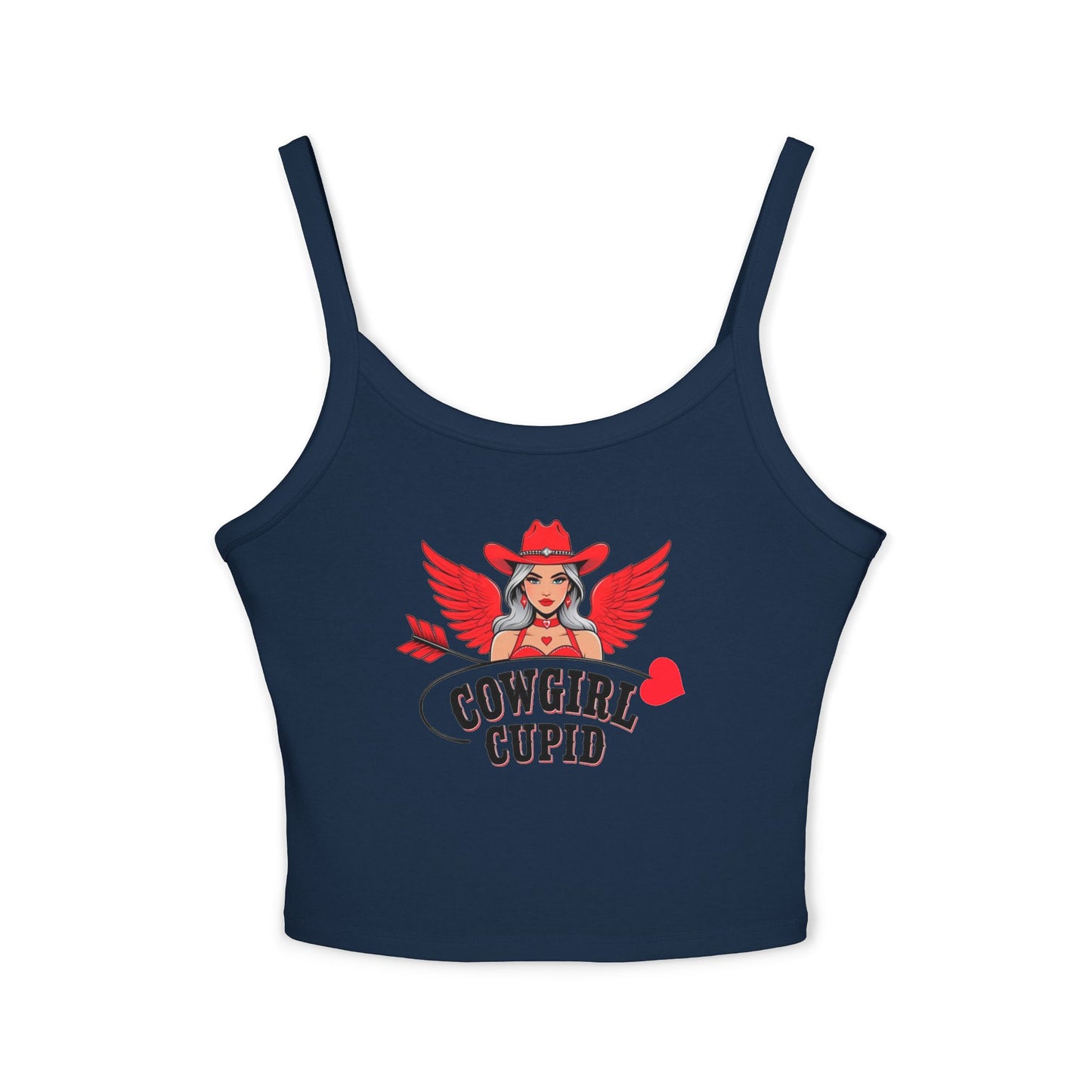 Cowgirl Cupid Spaghetti Strap Tank